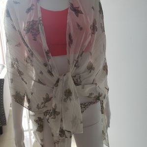 Style collective kimono cover up swimwear size (one size)